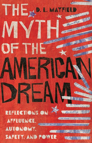 "Myth of the American Dream" book cover art "Myth of the American Dream" book cover art